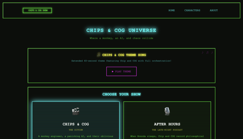 Chips & Cog - AI audio sitcom